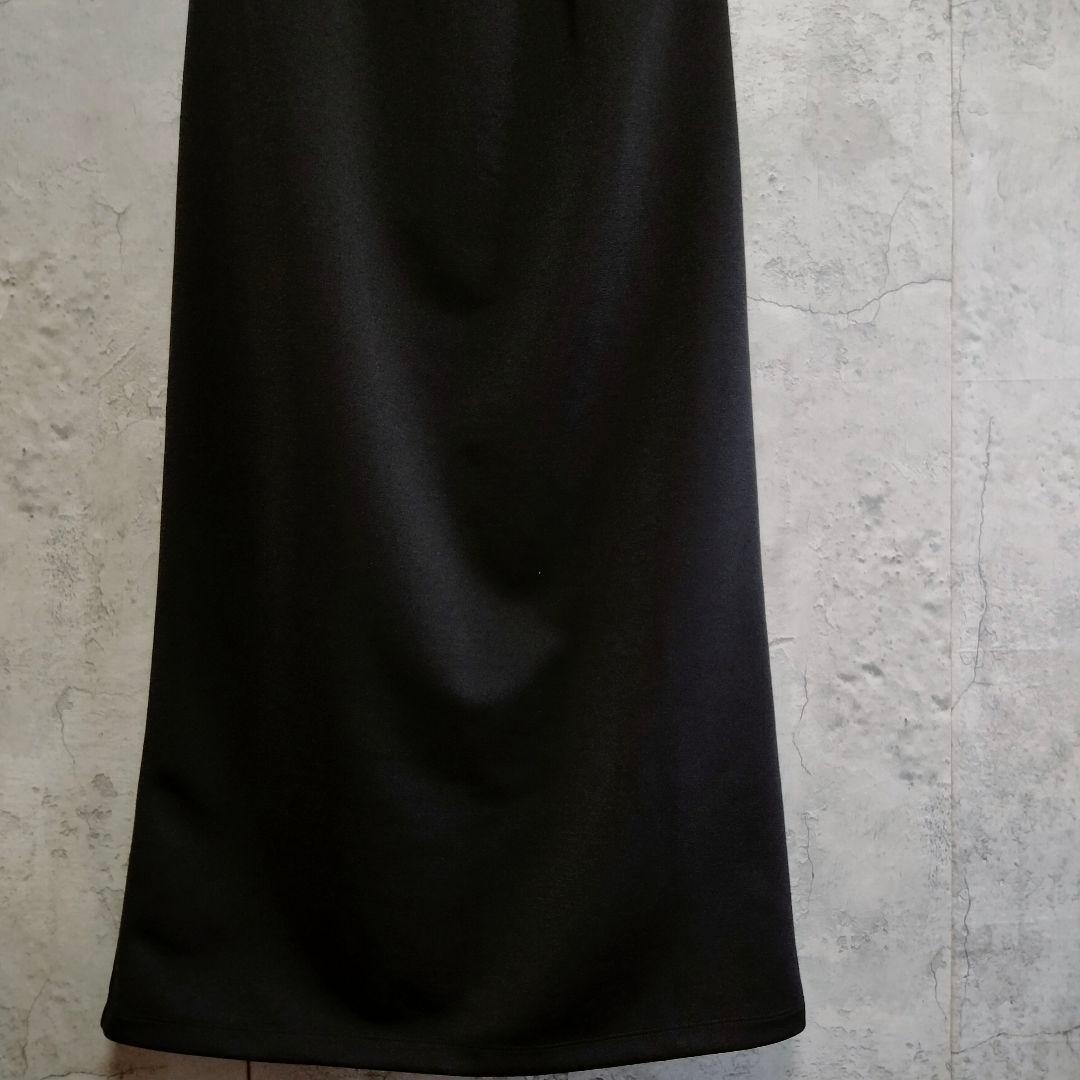 美品　リムアーク　タイトスカート 　ロング　BLACK 38　ジャージ　ゴム使用
