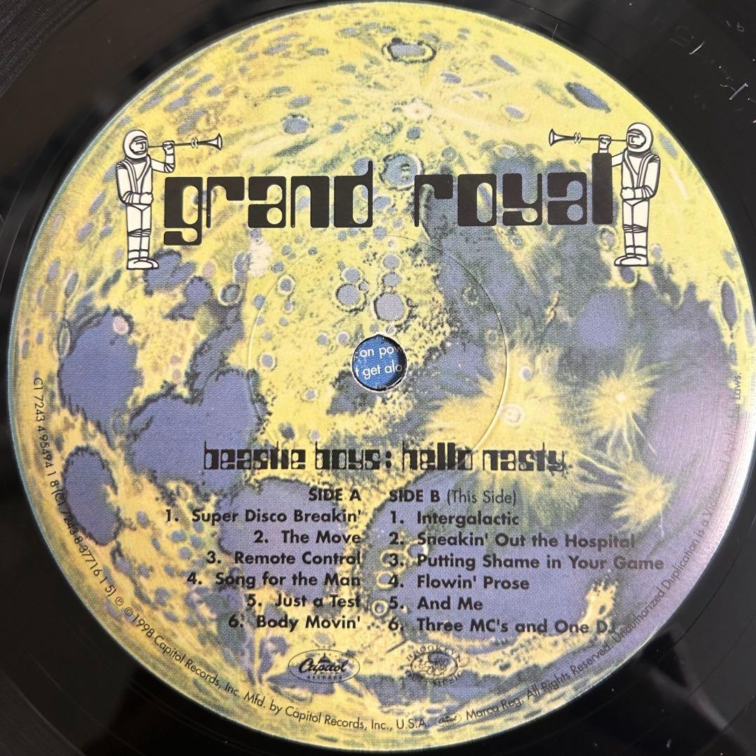 【美品USオリジナル】Beastie Boys Hello Nasty 2LP