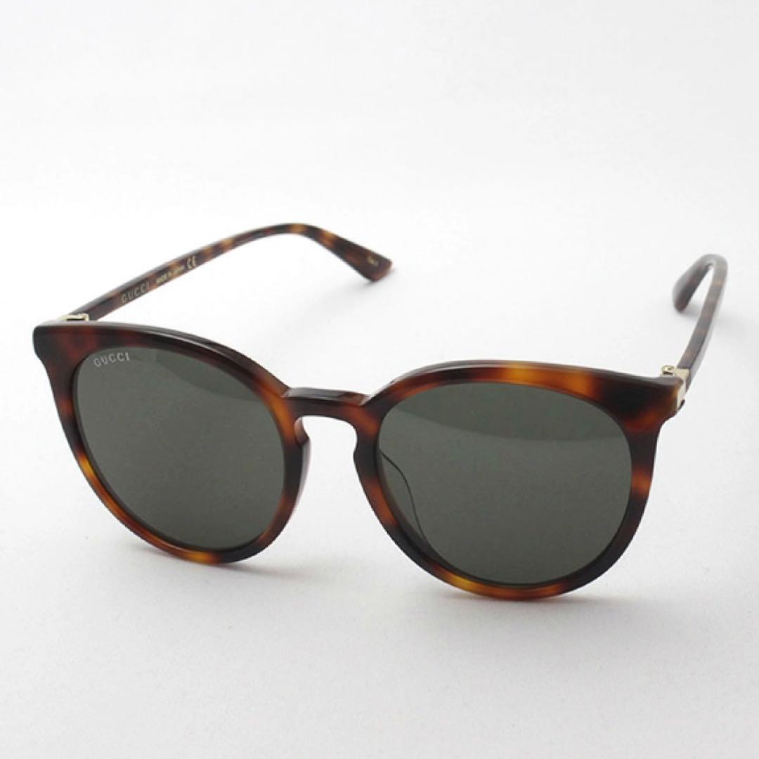 GUCCI サングラス アジアンモデルべっ甲柄 GG0064SK ブラウン