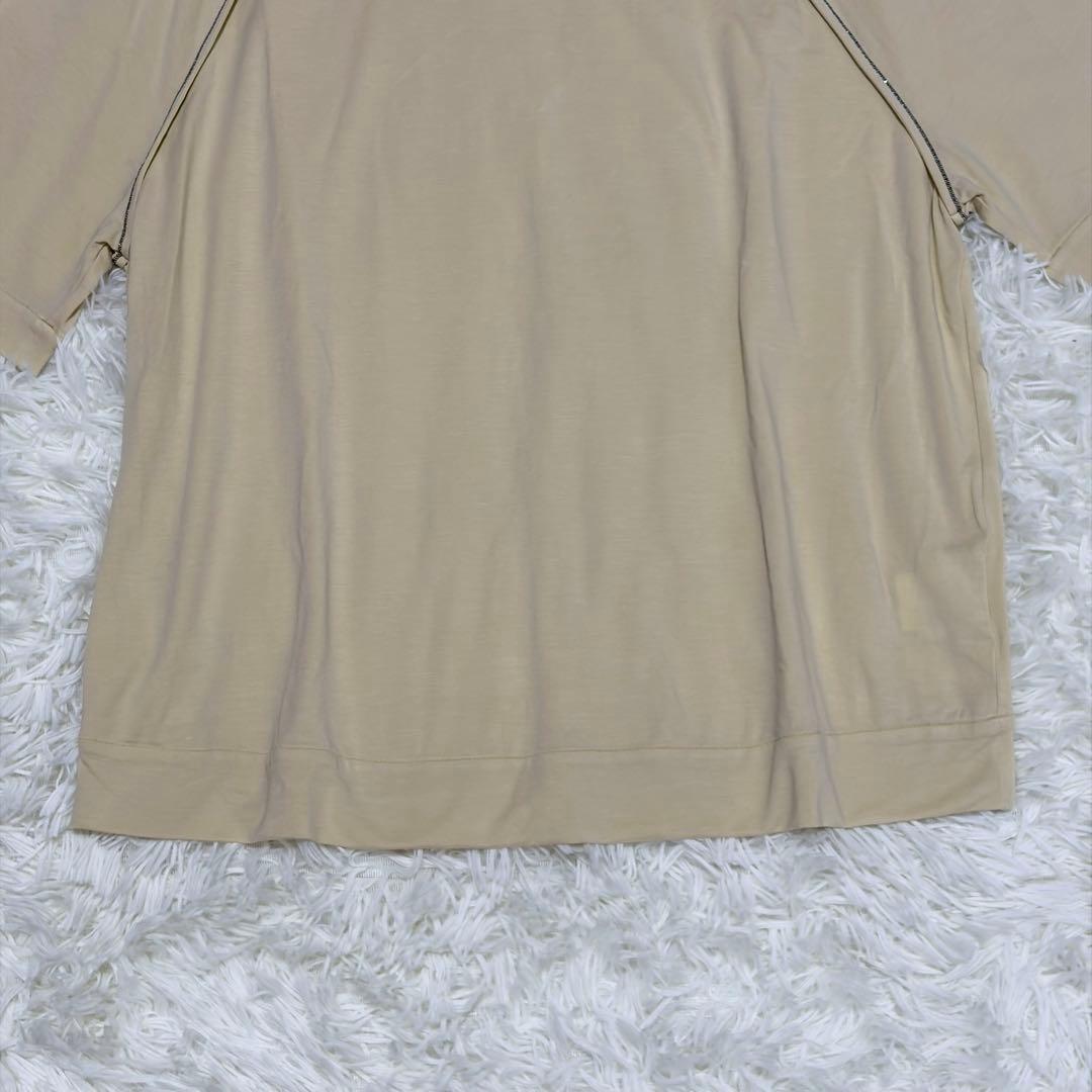 美品 ブルネロクチネリ モニーレ コットンストレッチ Tシャツ L イタリア