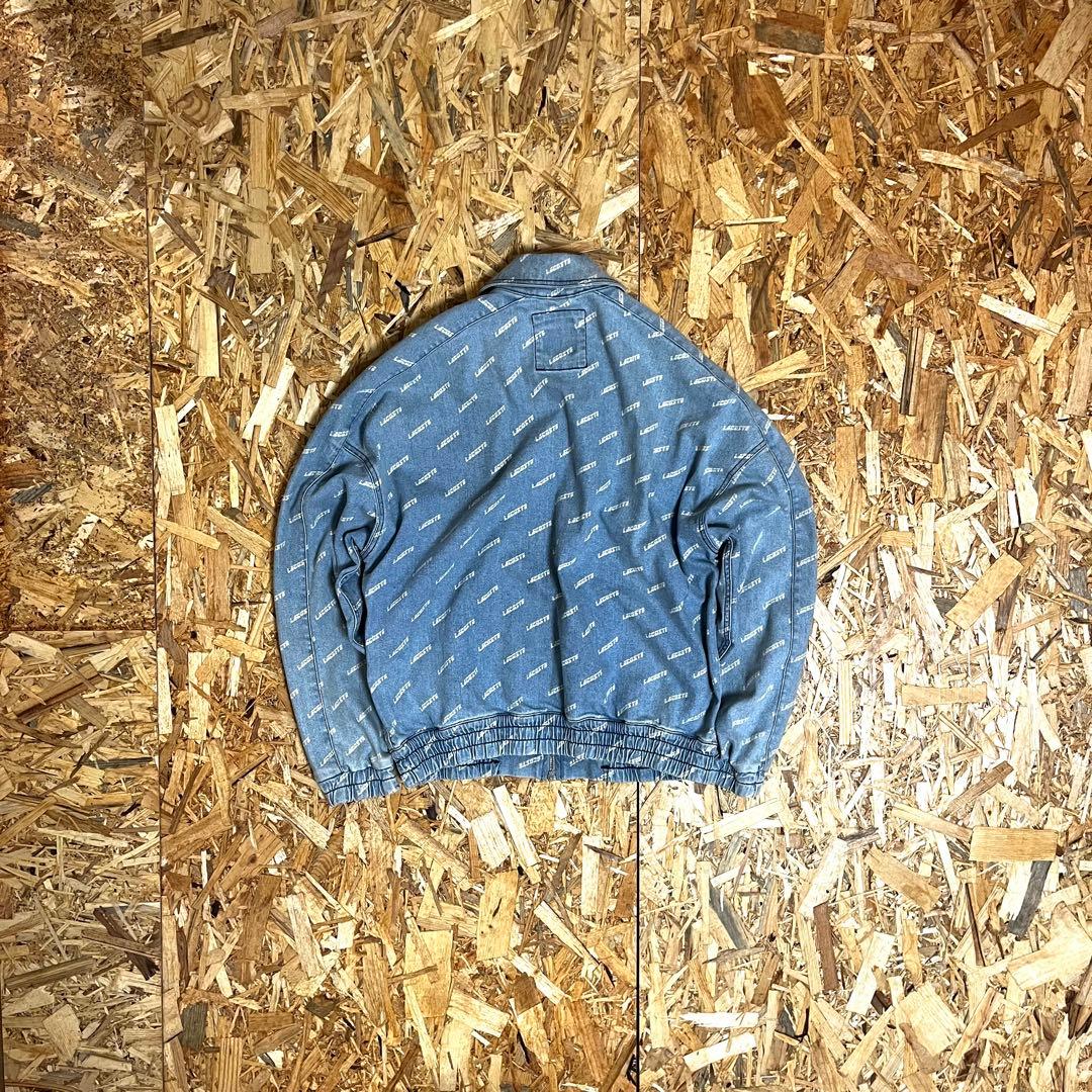 ダイ LACOSTE indigo denim swing top