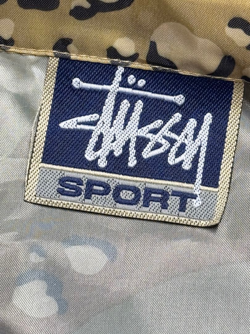 ま*k様 Stussy SPORT ステューシー アメリカ製 カモ ベスト ビン