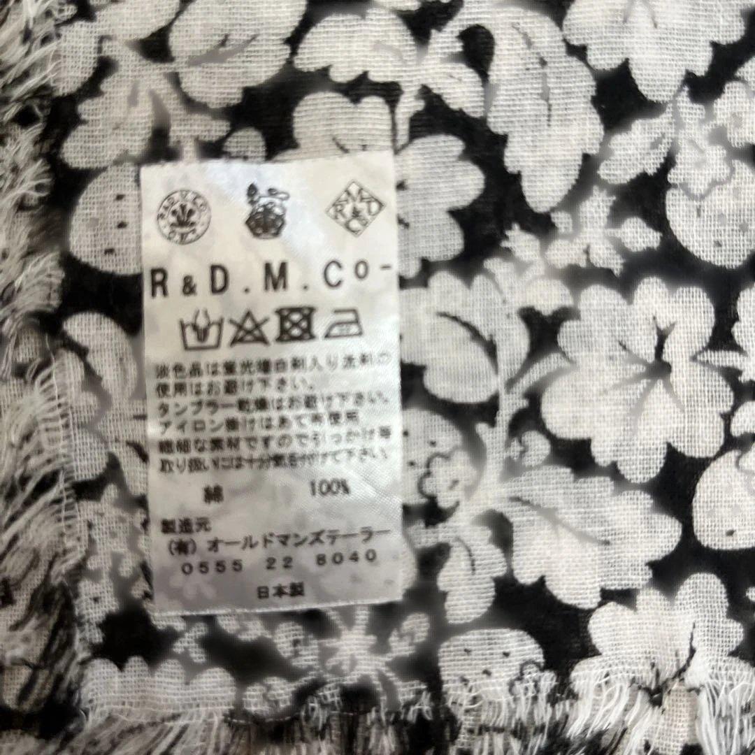 R&D.M.Co- 花柄コットンストール
