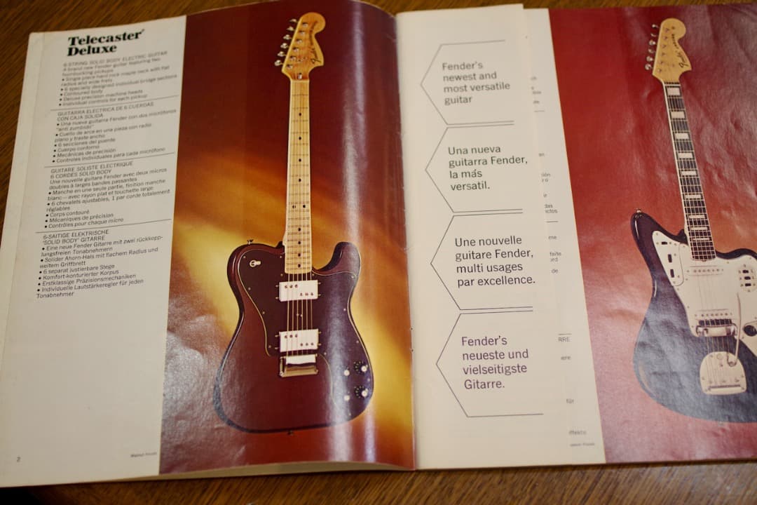 趣味 Vintage 1973 Fender Full Lineup Catalog