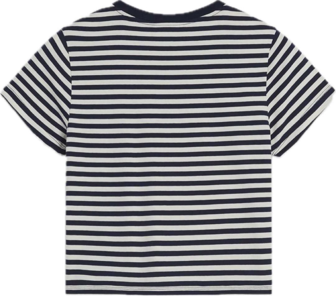 【美品／タグ有】MAISON KITSUNÉ ストライプ Tシャツ M