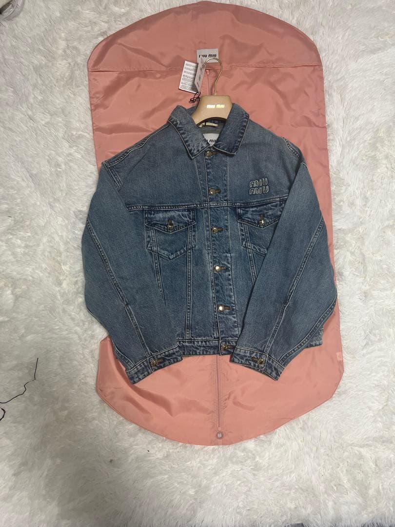 25SS Miu Miu デニムブルゾンジャケット