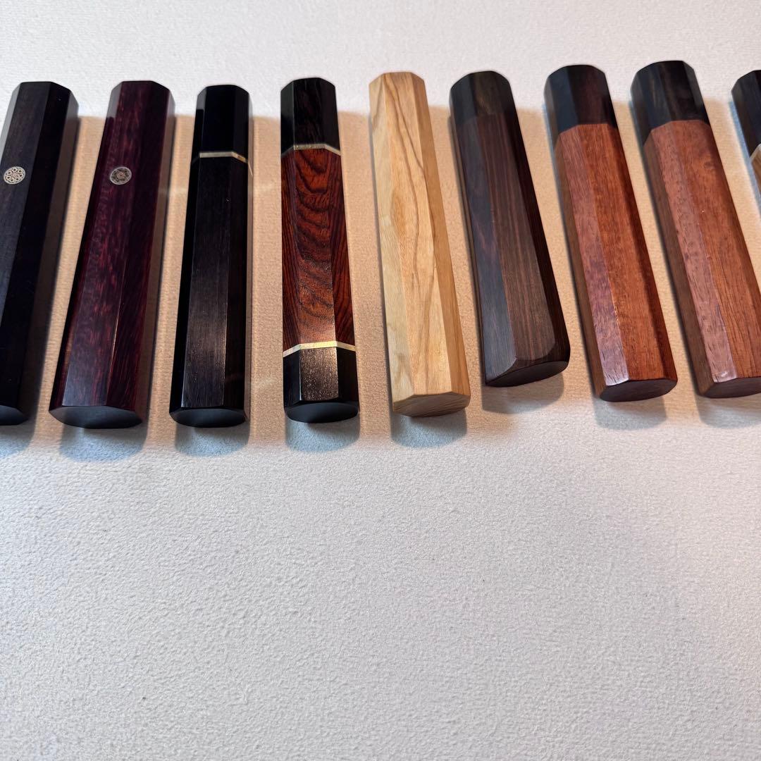 270mm 切付柳刃包丁 鏡面　紫檀八角柄 刺身包丁 全鋼 和包丁
