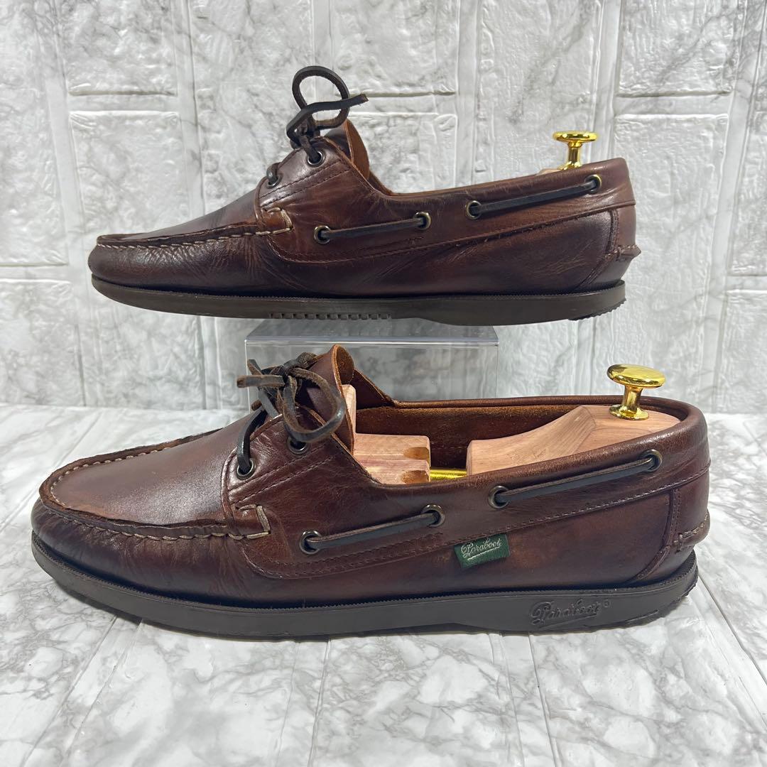 【アッパー美品】Paraboot BARTH Marine デッキシューズ　27