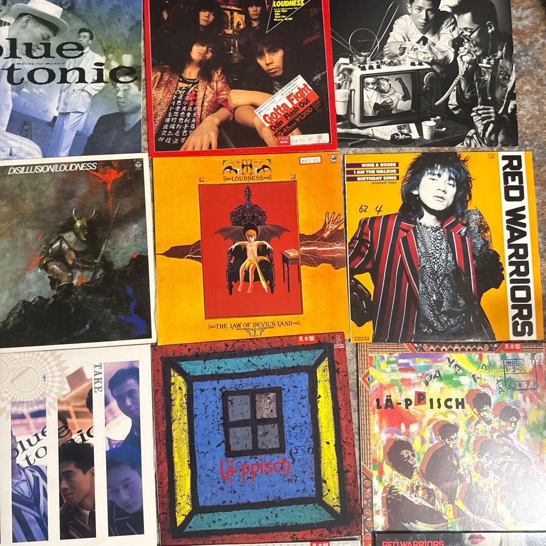 全て見本盤　盤新　JROCK JFUNK 邦楽レコードまとめ売り　貴重盤あり