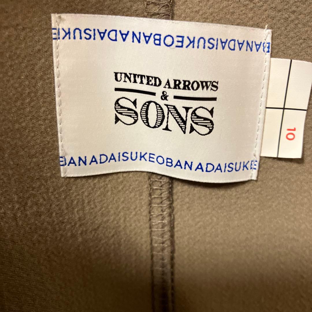 UNITED ARROWS & SONS ベージュ テーラードジャケット