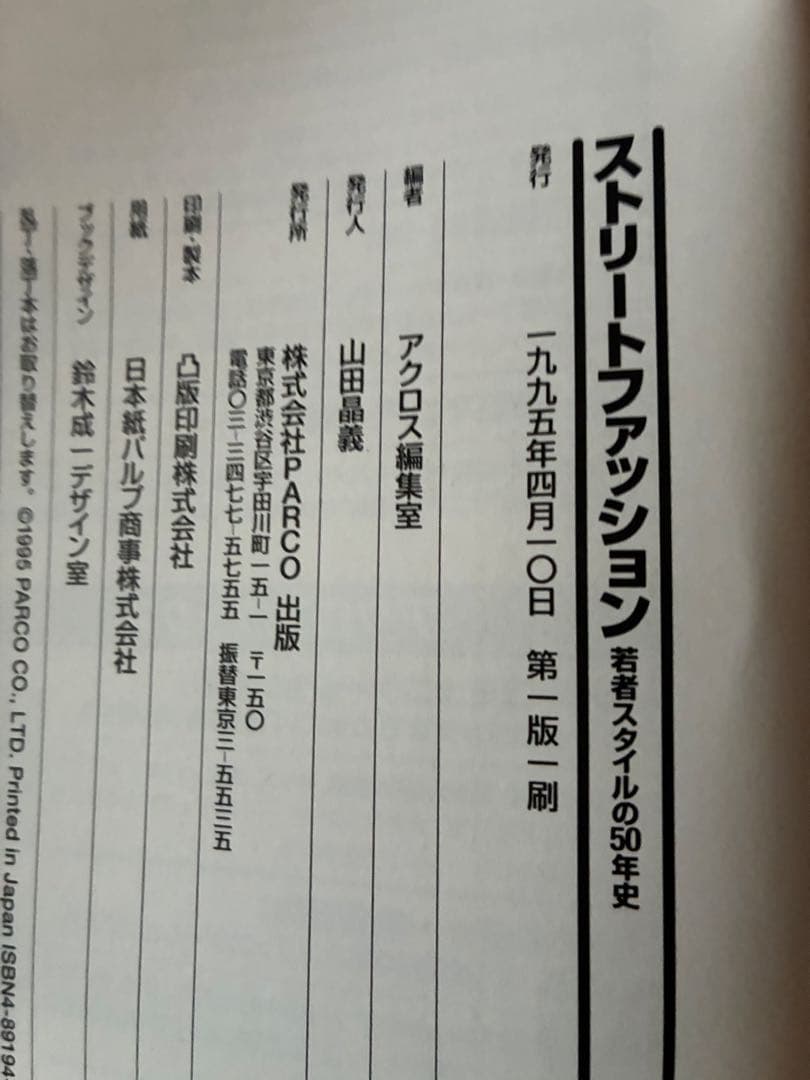 ストリートファッション 1945-1995