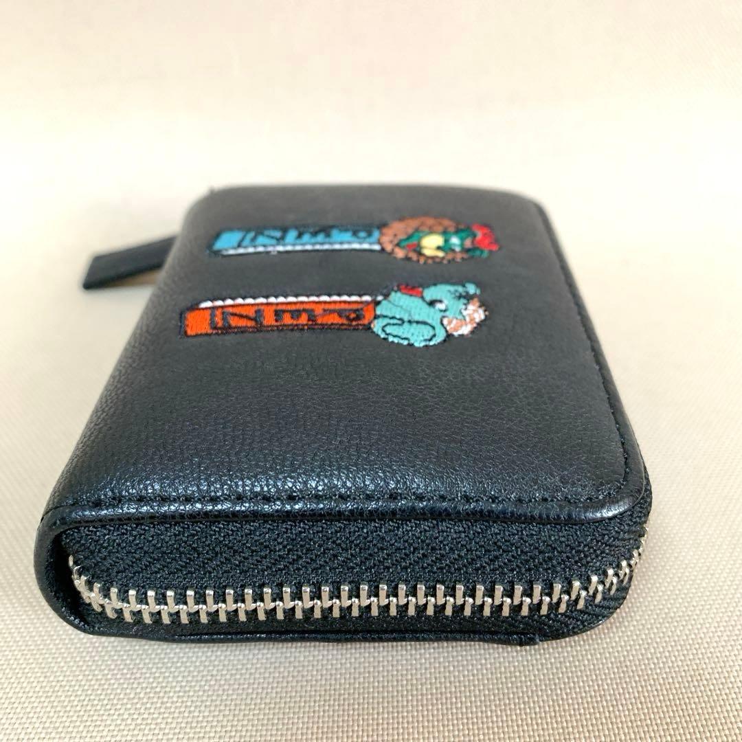 【PEZ(ペッツ)×perche(ペルケ)×ear】コラボジャバラ折り財布 黒