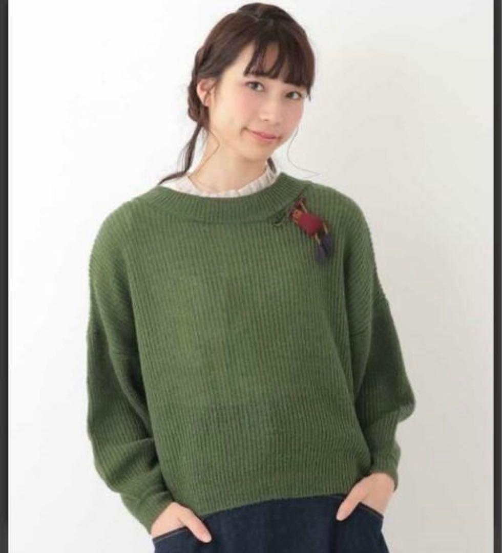 新品タグ付き　Jocomomola sesia　2wayニットカーディガン
