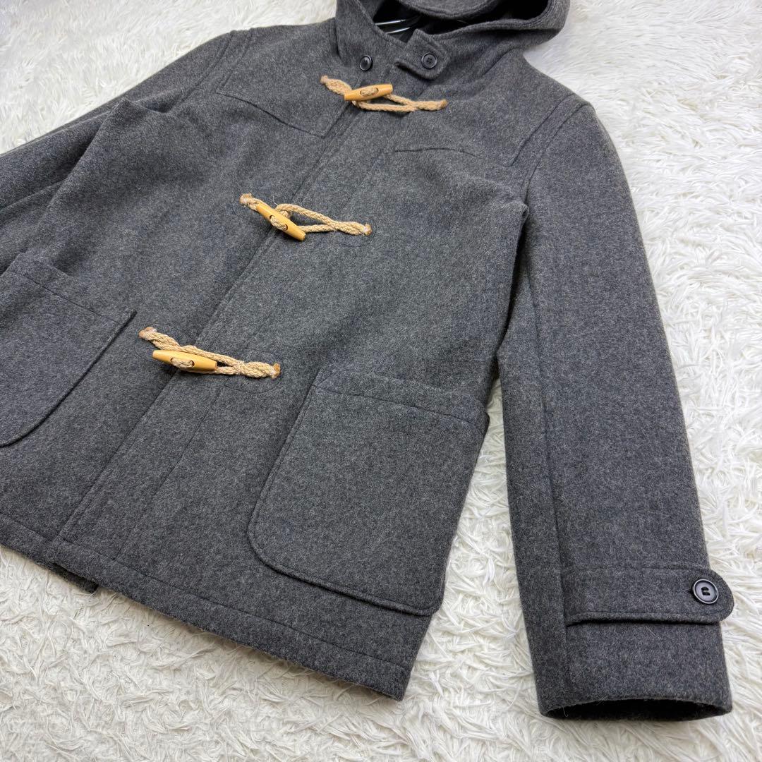 極美品 米国製 XL Schott U.S.711N ダッフルコート ウール 灰