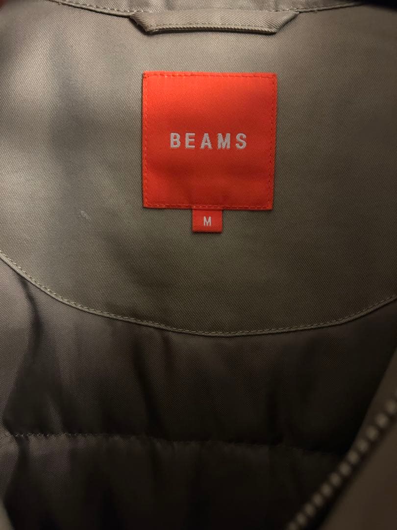 BEAMS ベージュ モッズコート M