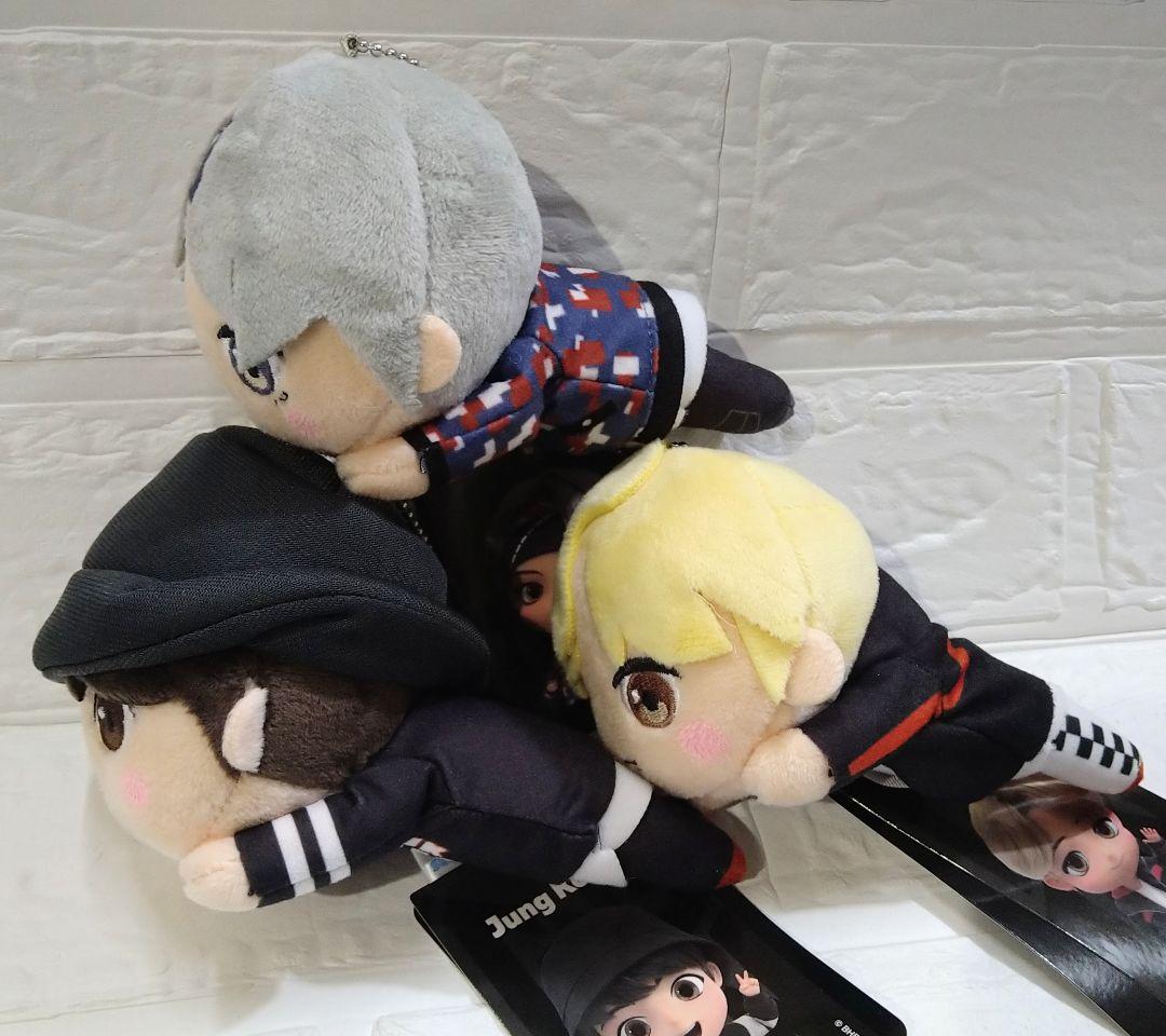 BTS マンネライン テテ ジョングク ジミン 寝そべりマスコット