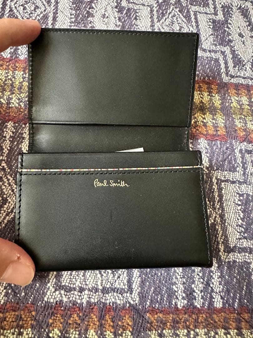 Paul Smith マーケトリー ブライトストライプ ラビット 名刺入れ