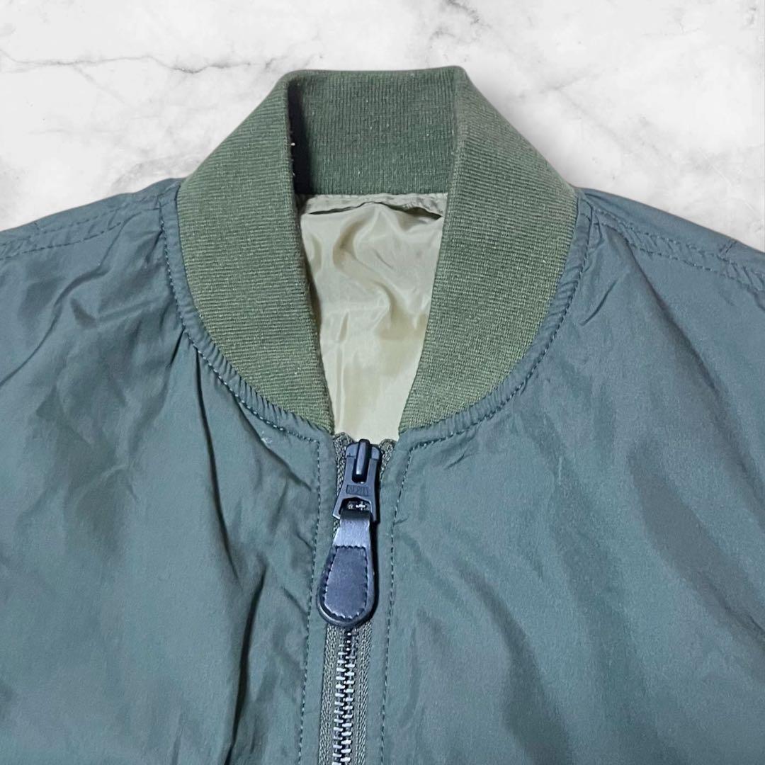 ALPHA INDUSTRIES フライトジャケット　カーキMA-1 Sサイズ