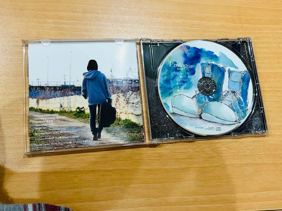 【廃盤】湯木慧CD 記憶/ Prologueセット【サイン入り】