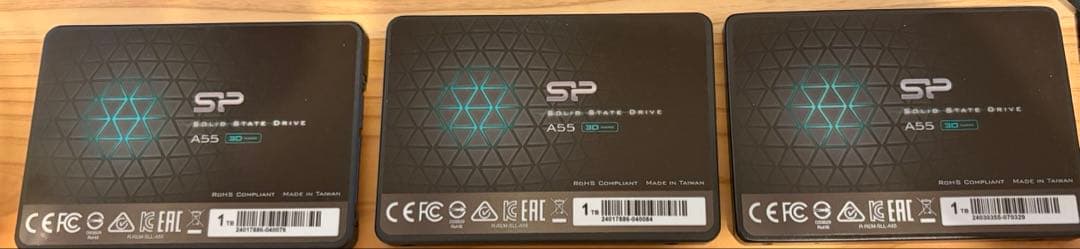 c*y様 シリコンパワー A55 1TB Sata SSD(3個)