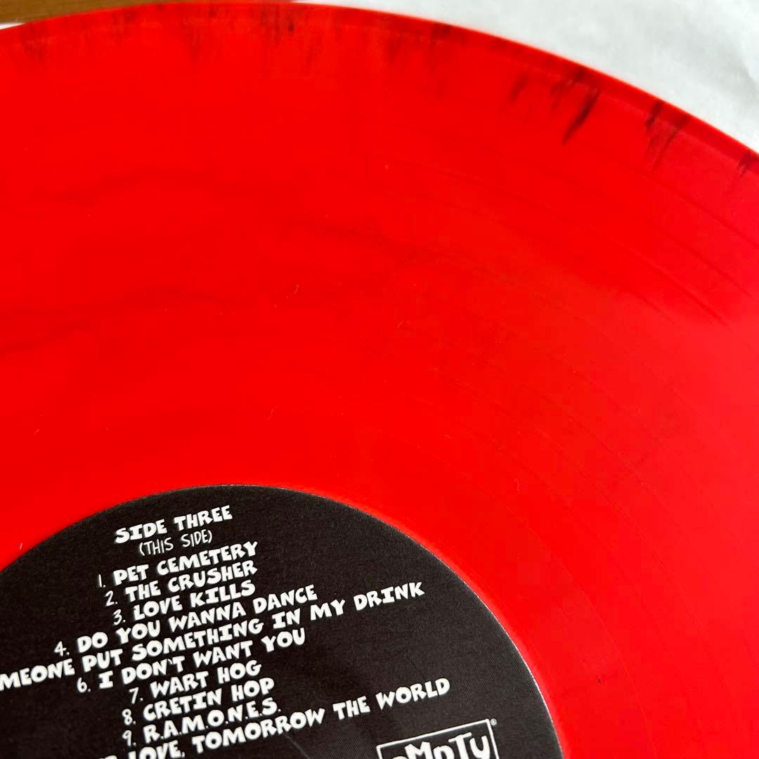 Ramones We're Outta Here! レコード 赤マーブル 青盤