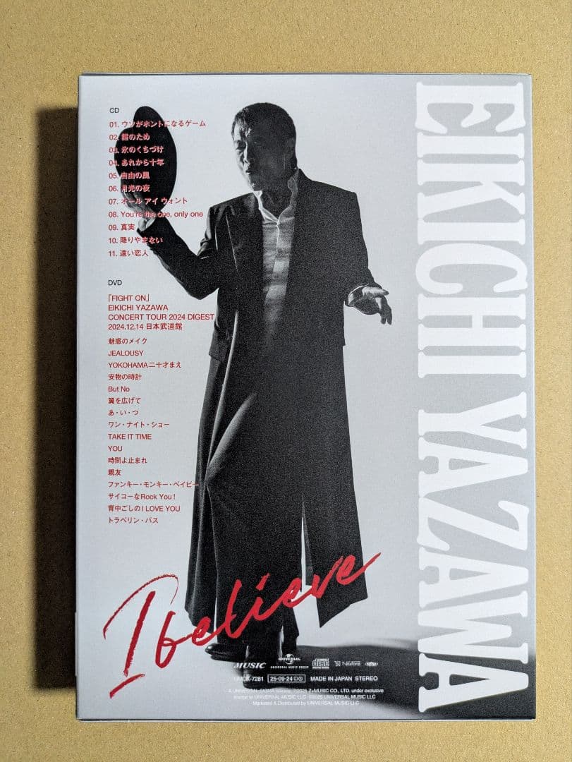矢沢永吉　I believe　初回限定盤TYPE-A