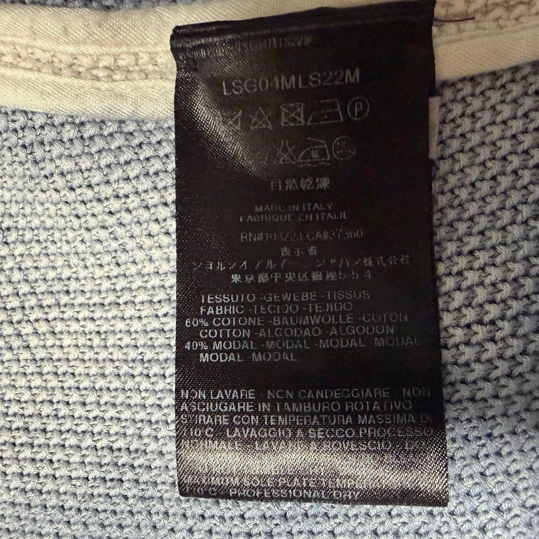 【美品】ジョルジオアルマーニ　インディゴジャケット　本切羽　イタリア製　アンコン