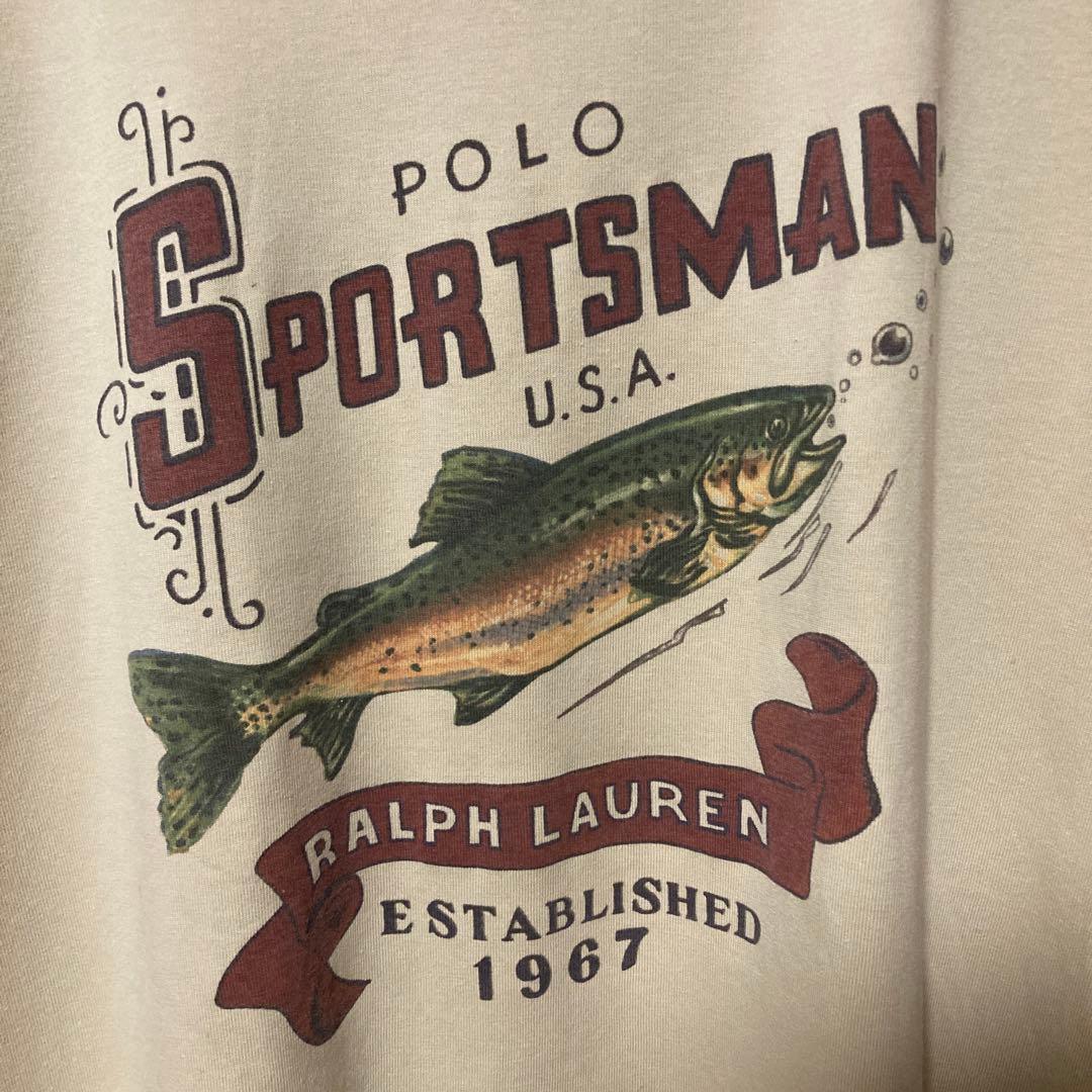 あ*様 希少 90s ポロスポーツ フィッシング 半袖 Tシャツ ラルフローレン
