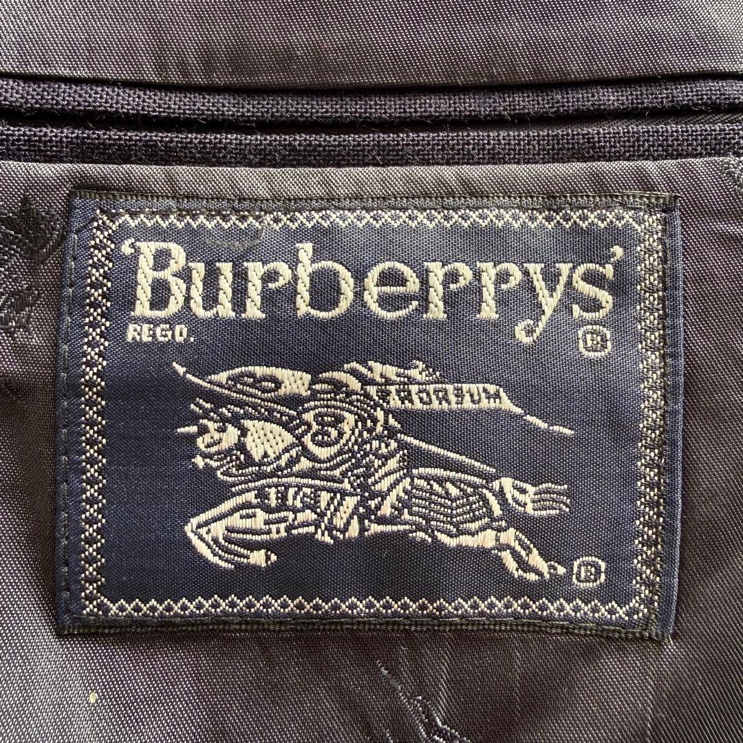 80s USA製 Burberrys バーバリー 紺ブレ ブレザー 金ボタン
