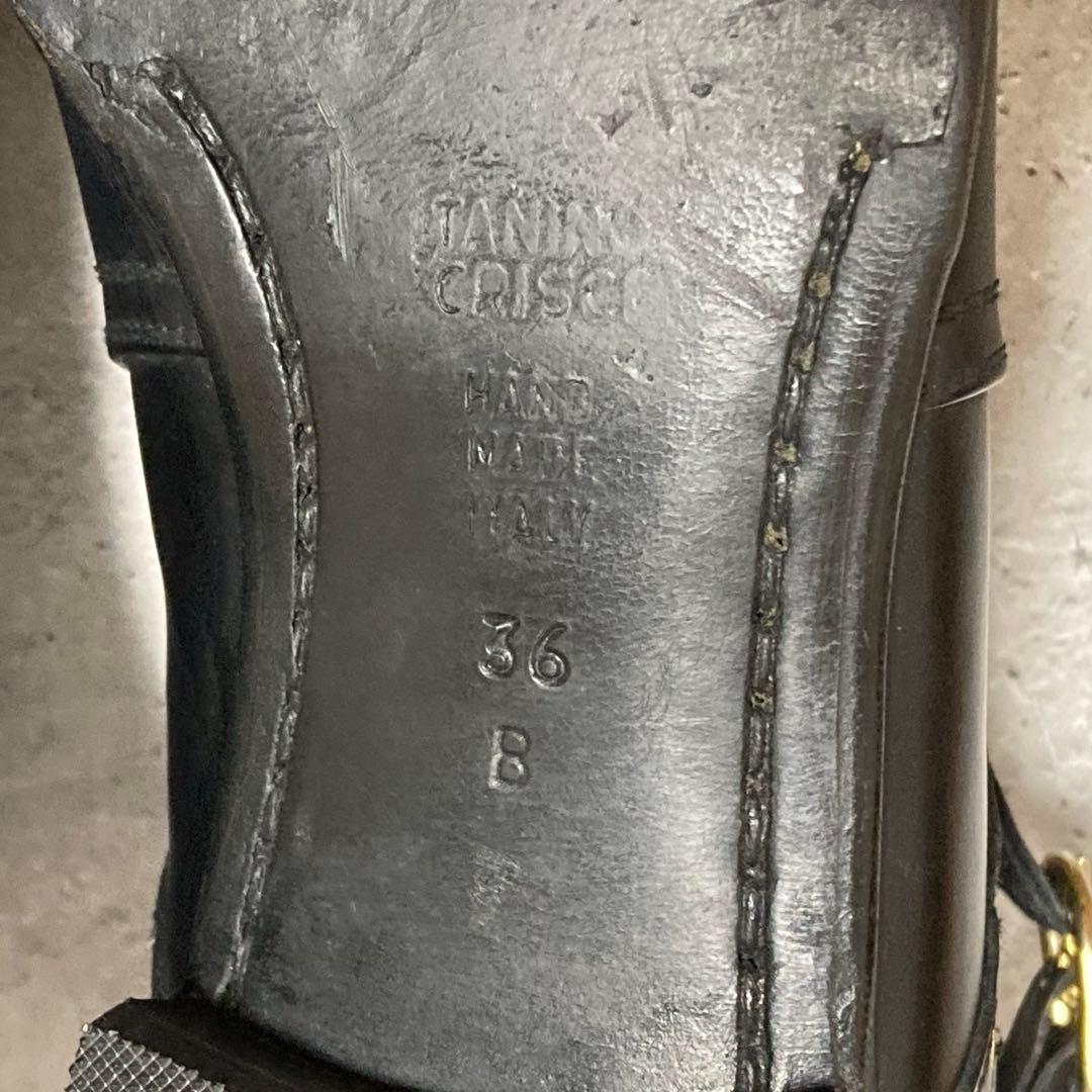 希少　タニノクリスチー　TANINO CRISCI　レザージョッパーブーツ　36