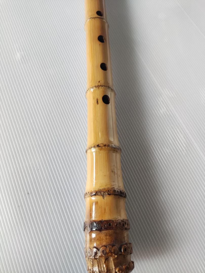 【数日セール】尺八　八孔　美品　未使用　珍品？