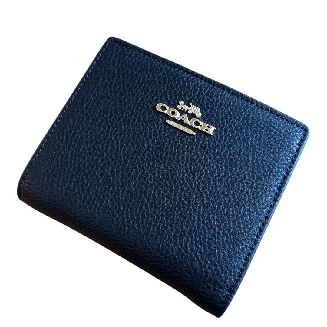 新品未使用❣️COACH コーチ折り財布 メンズ レディース 二つ折り財布 レザー