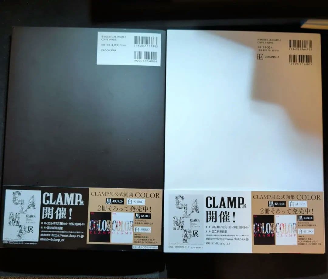 CLAMP展公式画集 COLOR SHIRO & KURO