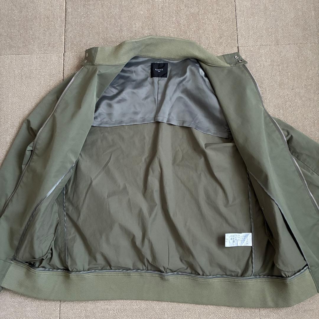 エディフィス コットンナイロン ハリントンジャケット XL スイングトップ