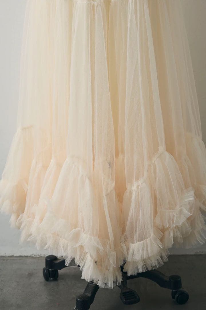 新品未使用♡Freneスウィートチュールフリルスカート