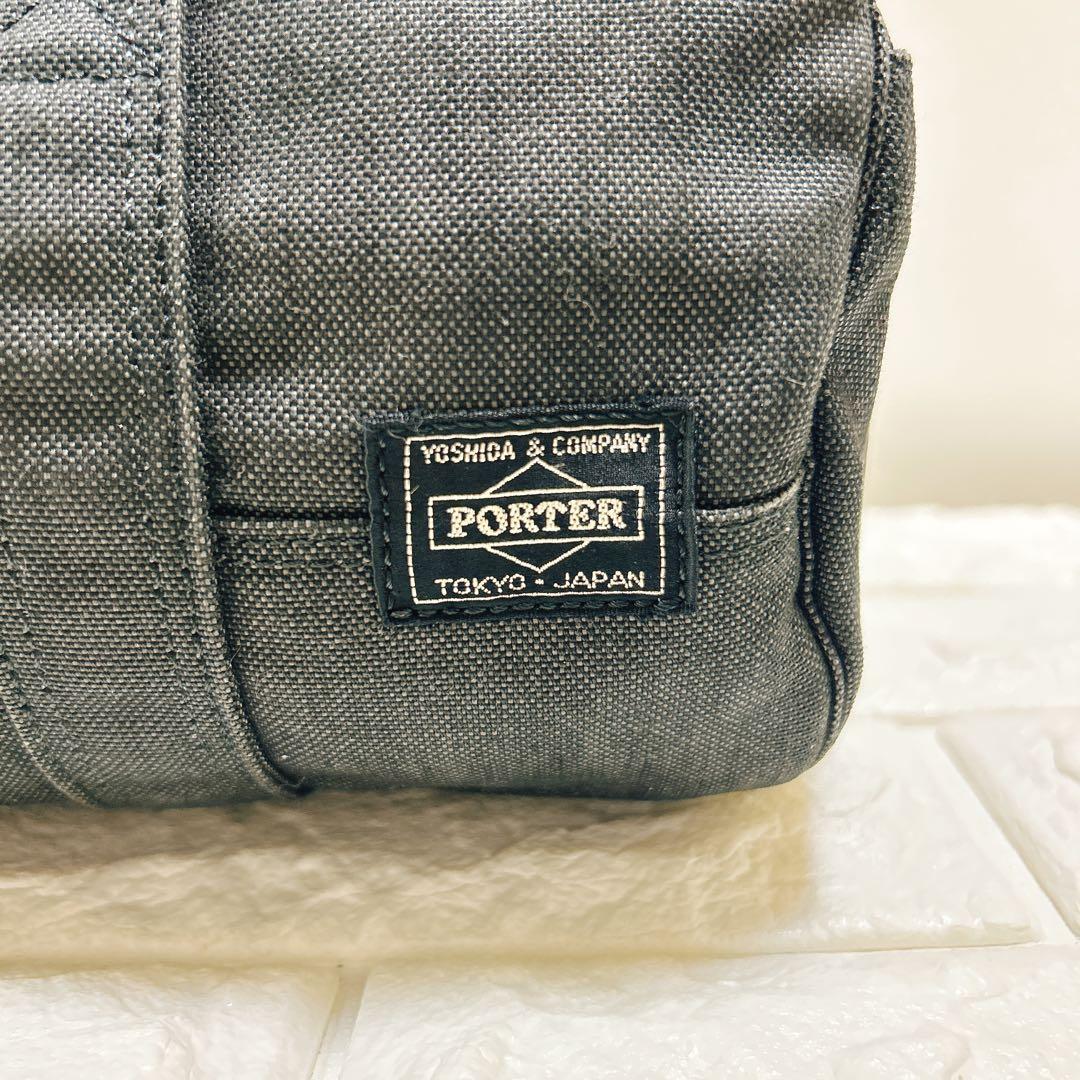 美品✨ PORTER SMOKY ボストンバッグ ミニ ドラムバッグ