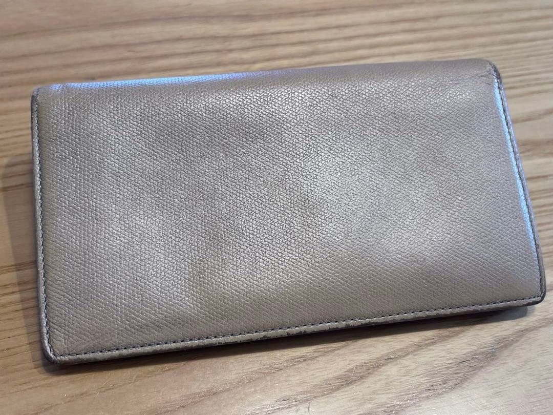 ☆ちゅん☆CHANEL 二つ折り財布 長財布 レディース ベージュ レザー