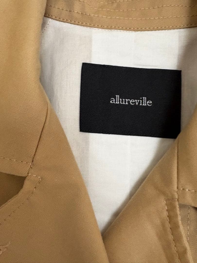 allureville スーピマコットンミドルトレンチコート（タグ付き）