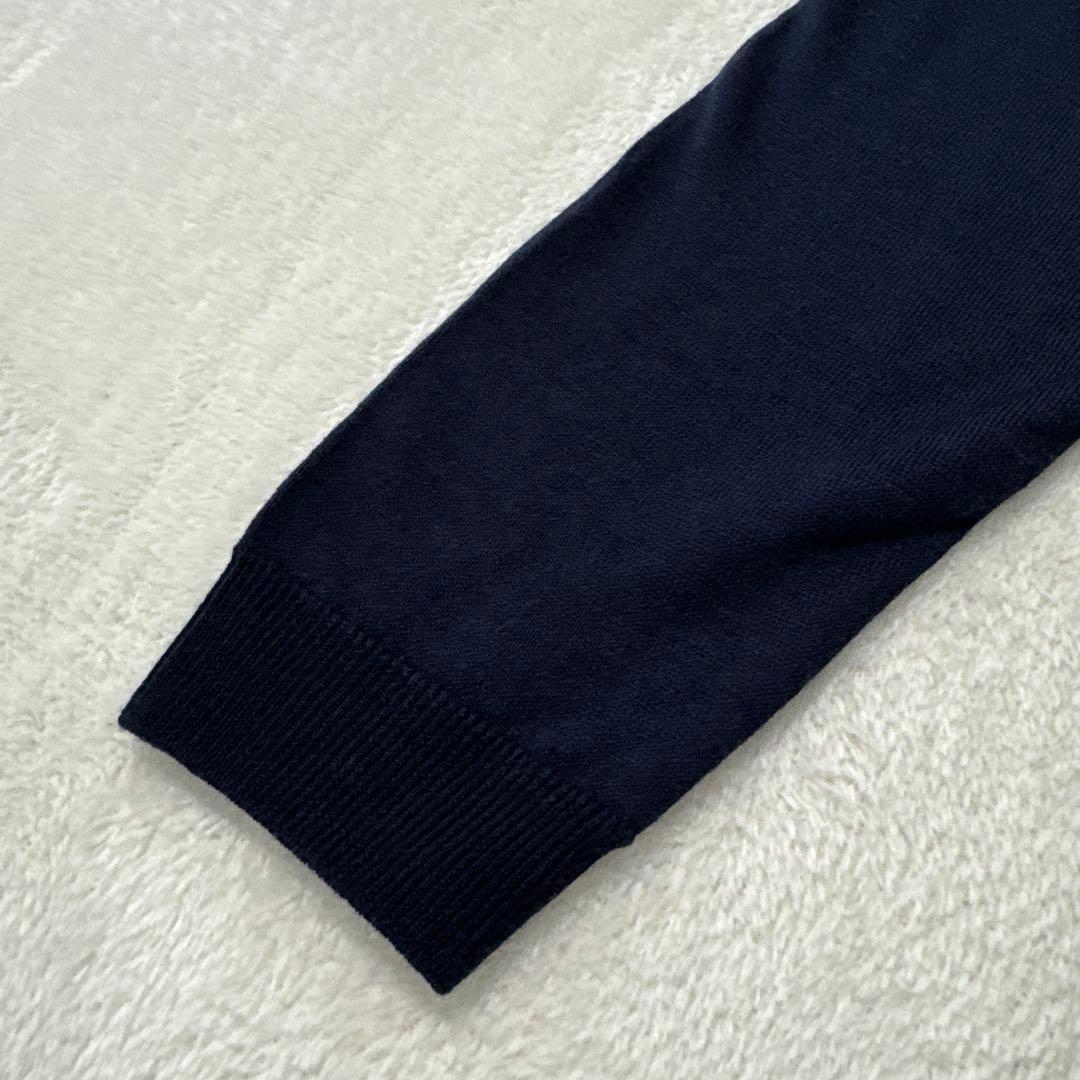 新品 フレッドペリー × ジョンスメドレー ポロシャツ 長袖 ネイビー 春夏秋