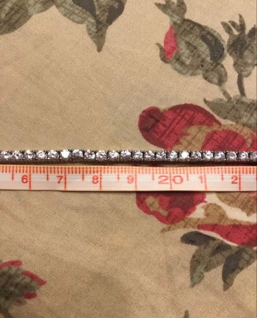 テニスチェーンネックレス 約40cm シルバー925