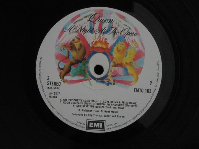 QUEEN★A Night At The Opera UK EMI オリジナル