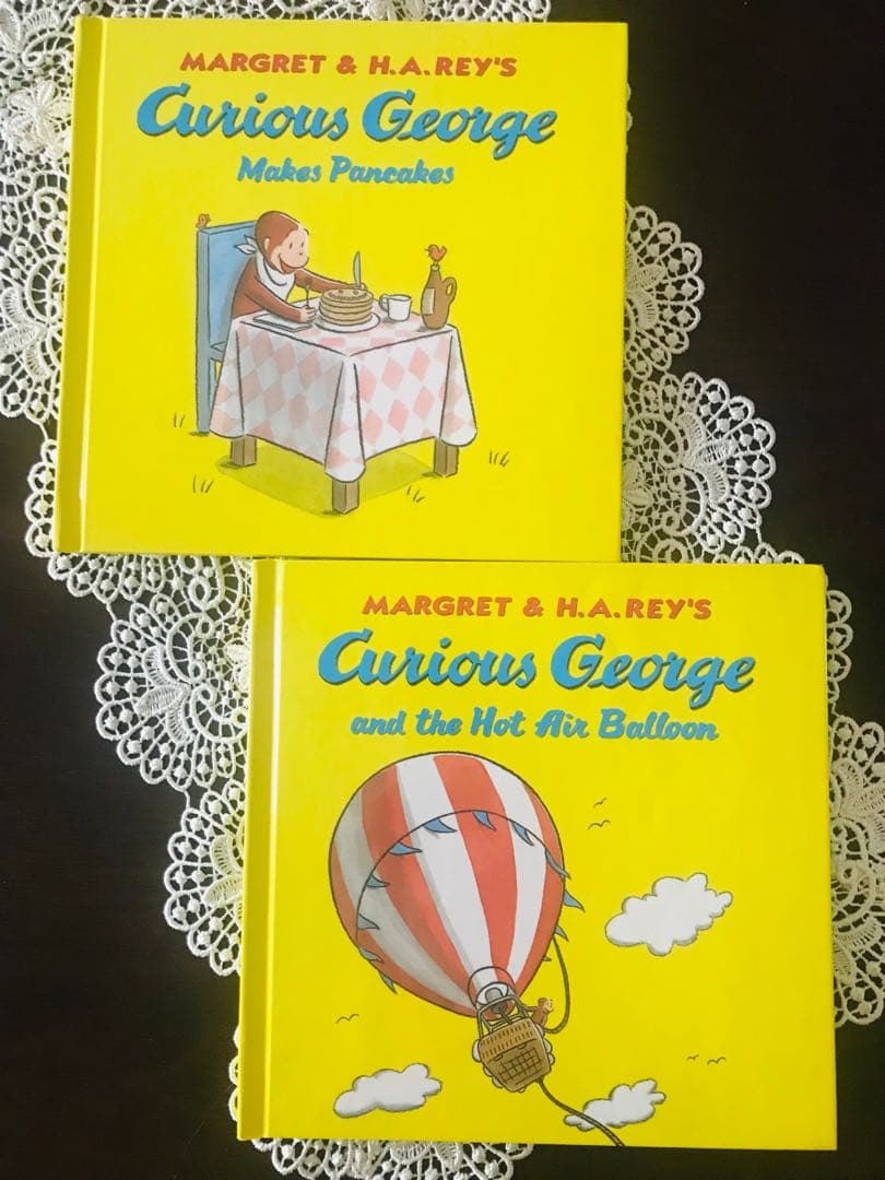 【英語絵本】Curious e おさるのジョージ絵本7冊＋おまけ1冊