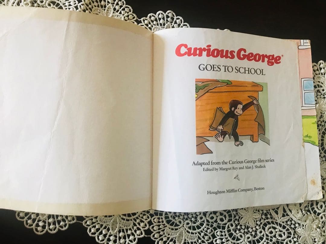 【英語絵本】Curious e おさるのジョージ絵本7冊＋おまけ1冊