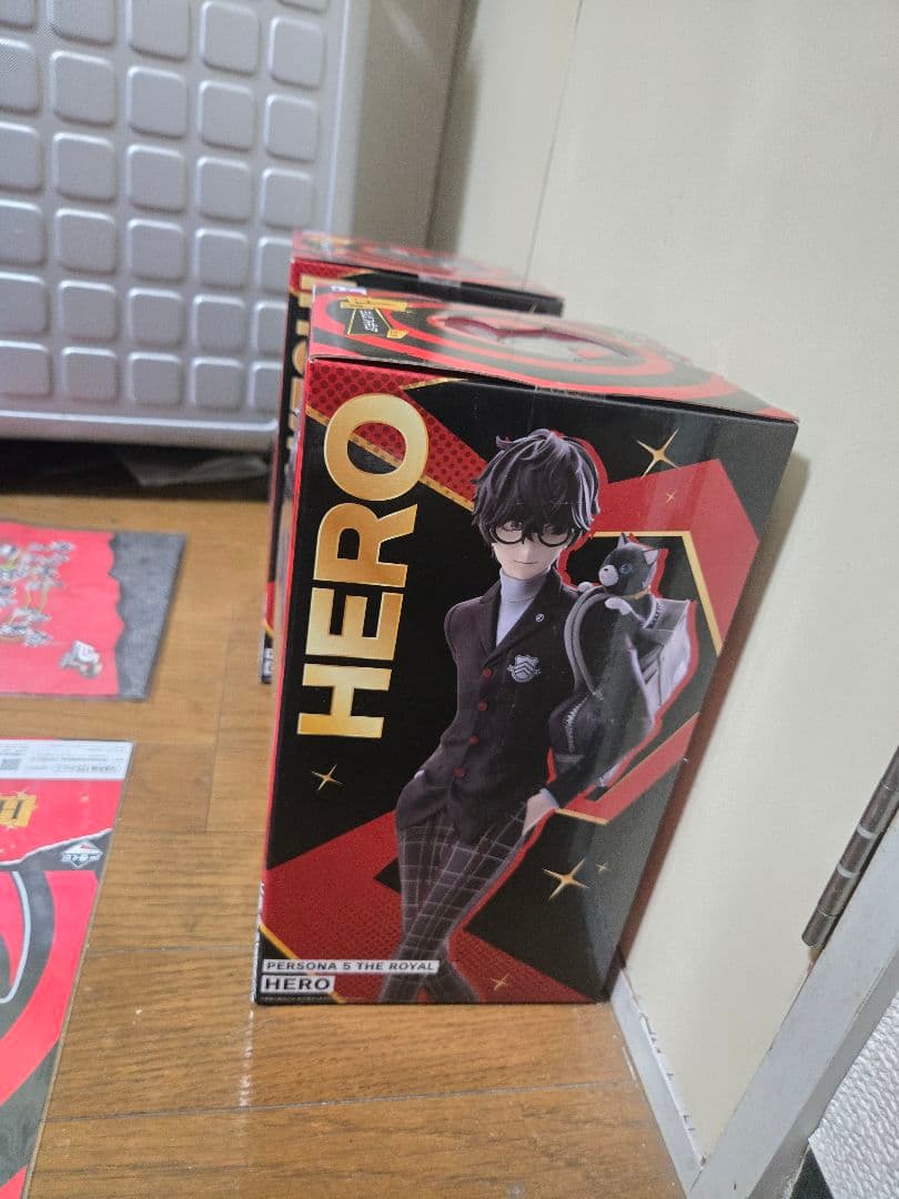 一番くじペルソナ5 A賞 主人公 B賞 明智 吾郎 フィギュア + E, H