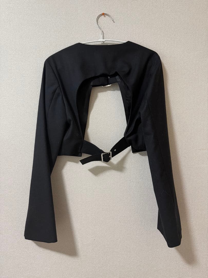 noir kei ninomiya AD2025 アジャスター ジャケットボレロ
