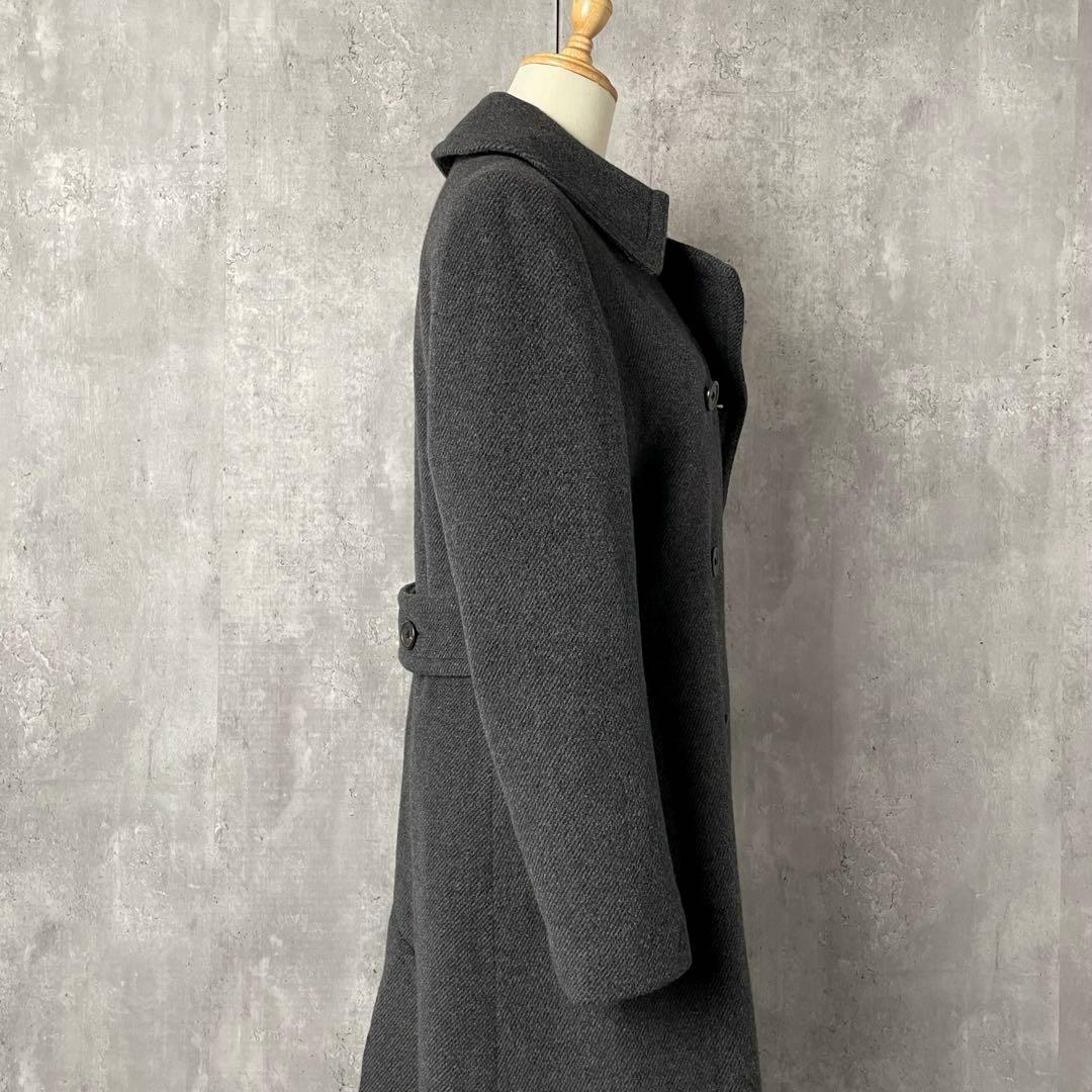 RALPH RL LAUREN アンゴラ混 ツイル ロングコート 高級 11号