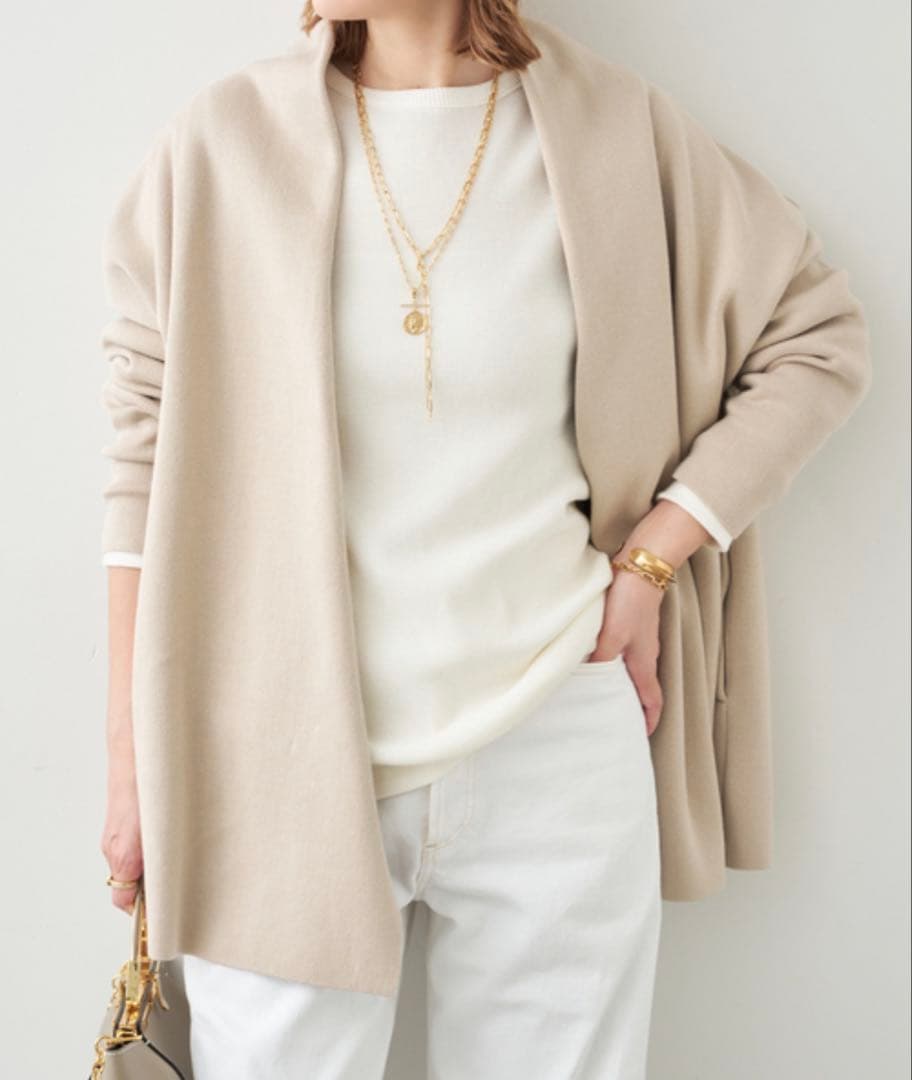 【新品】Deuxieme Classe SMOOTH TOP ガウン　ベージュ