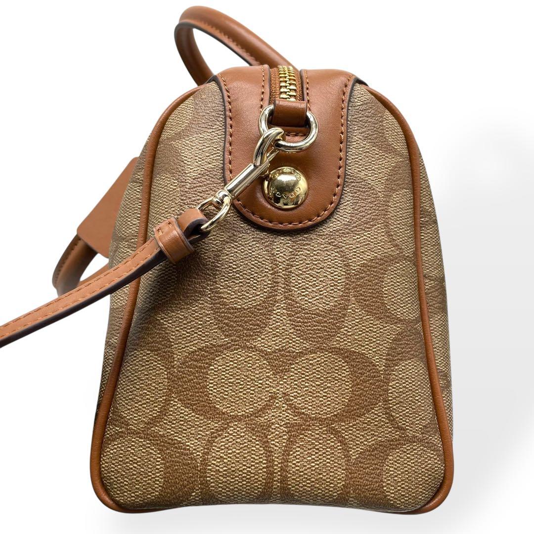 極美品　COACH F58312 2WAY ミニボストン ショルダーバッグ