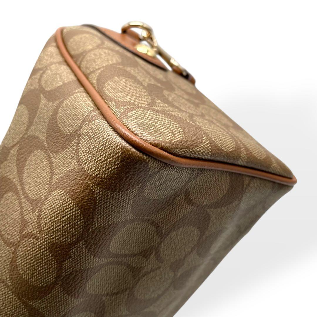 極美品　COACH F58312 2WAY ミニボストン ショルダーバッグ