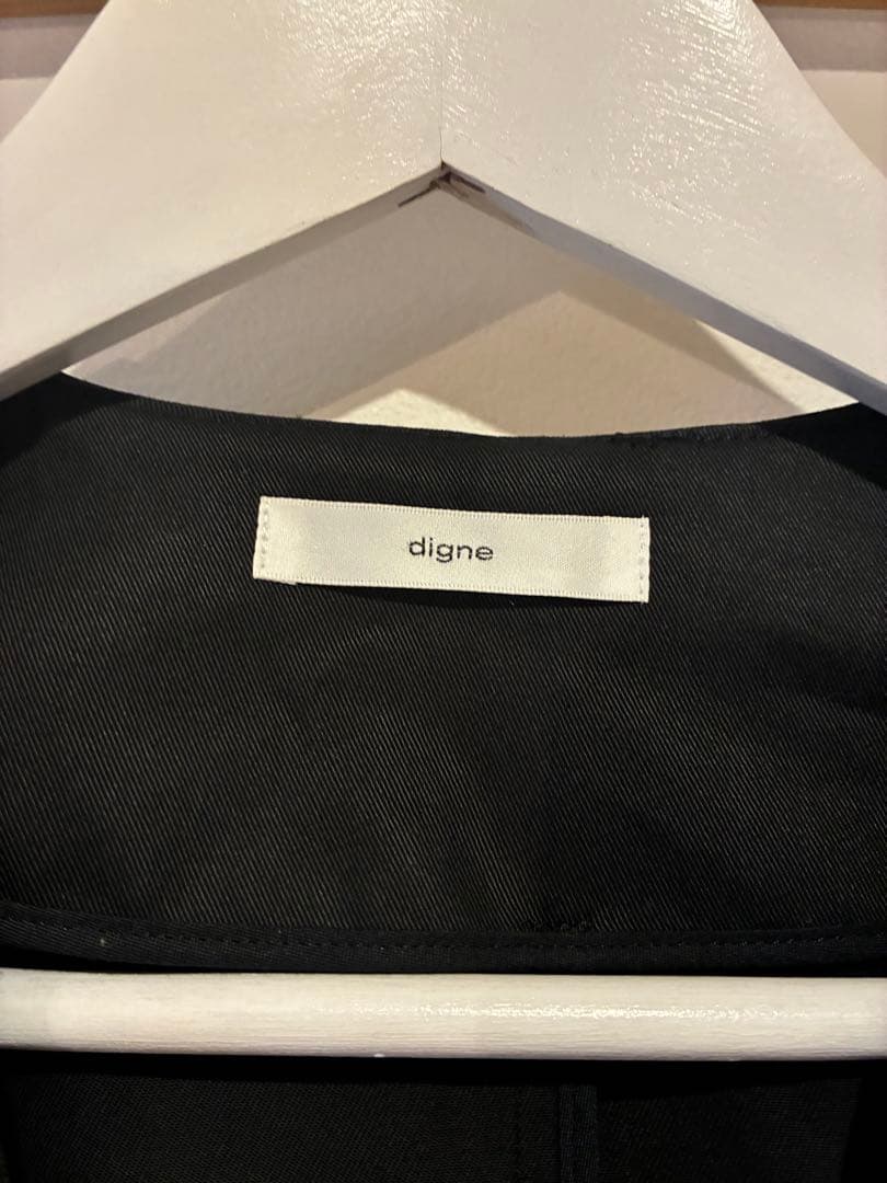 digne ノーカラージャケット　最初お値下げ
